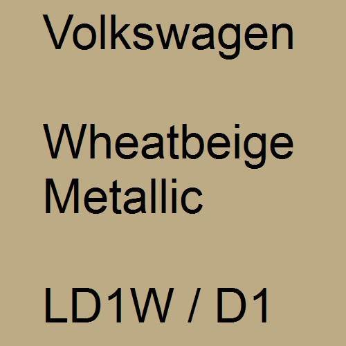 Volkswagen, Wheatbeige Metallic, LD1W / D1.